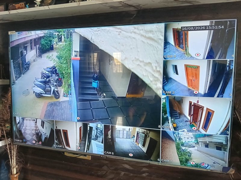 Residential property representing a home CCTV installation